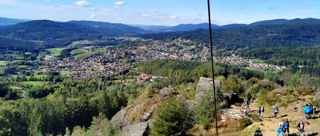 Tagesausflüge Bayerischer Wald Ausflugsziele Bodenmais Silberberg Aussichtspunkt